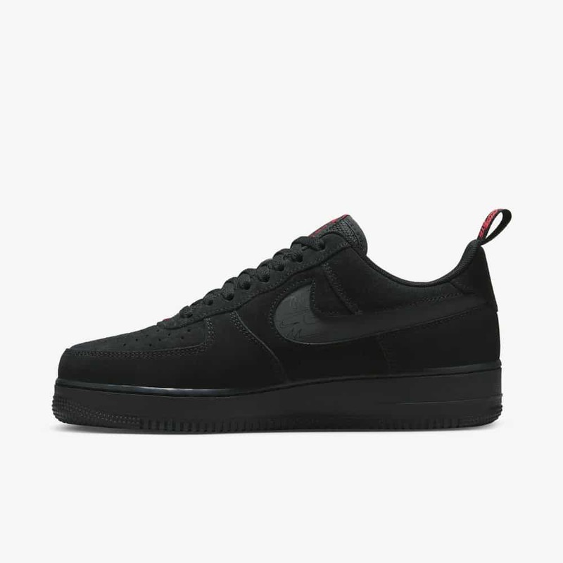 Air force 1 zwart suede best sale